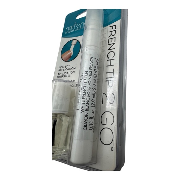 Nailene French Tip 2 Go White French Tip‎ Pen & Top Coat Set – Lot of 3 - Picture 5 of 9